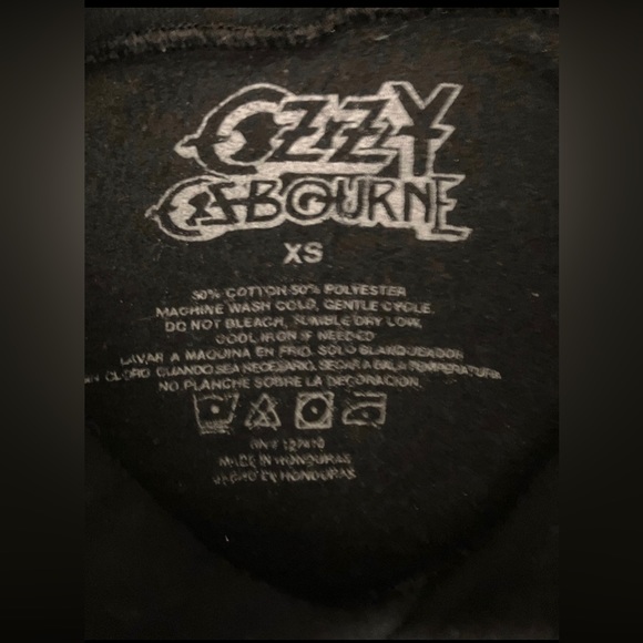 Ozzy Osbourne cross crucifix hoodie pullover-xs - Picture 3 of 3